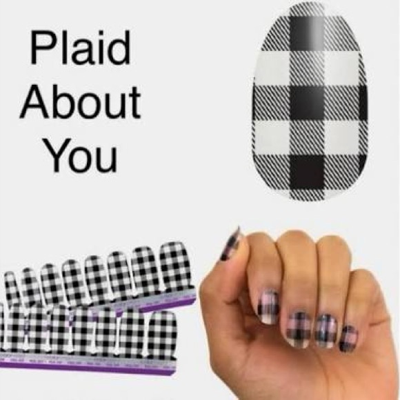 RETIRED Color Street Plaid about You Clear Overlay - Picture 5 of 11